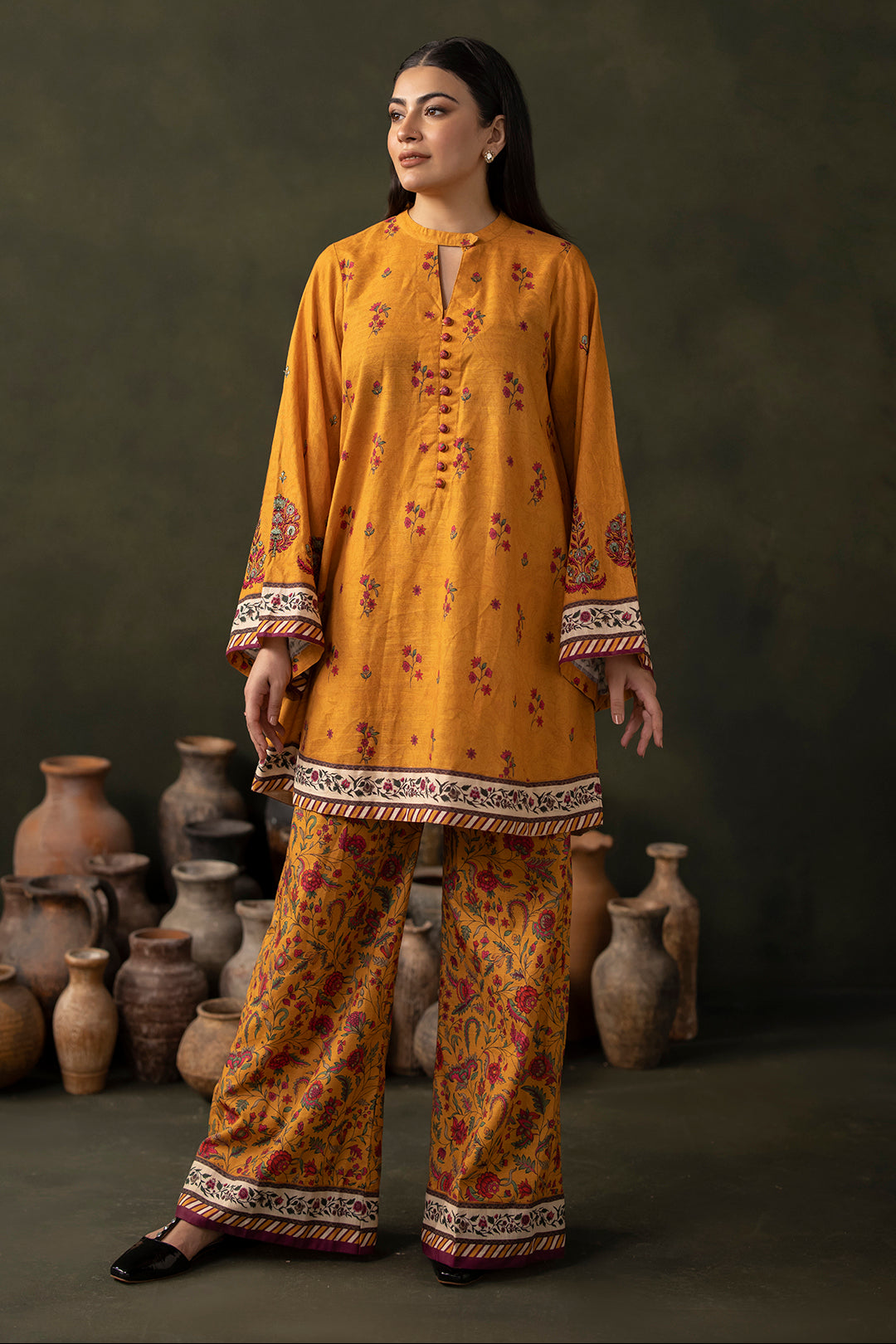 Embroidered Shirt Shalwar - 0178