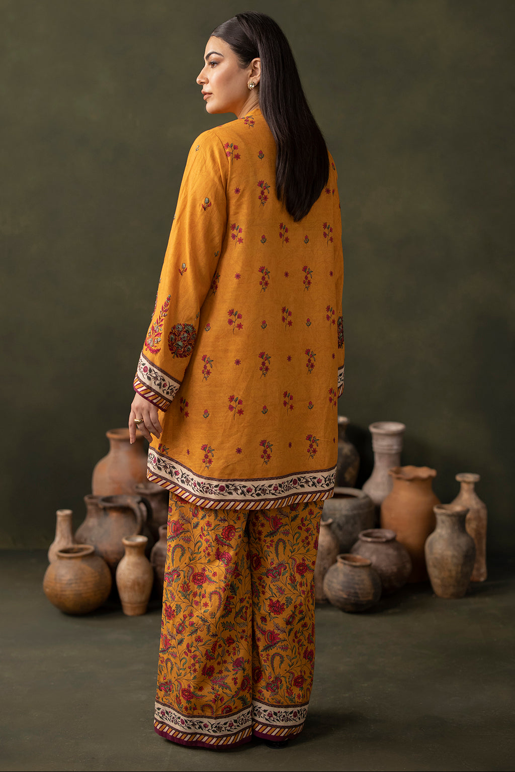 Embroidered Shirt Shalwar - 0178