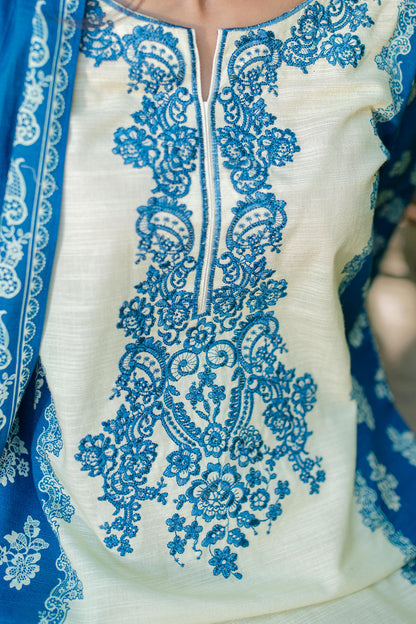 Embroidered Shirt Dupatta - 0264