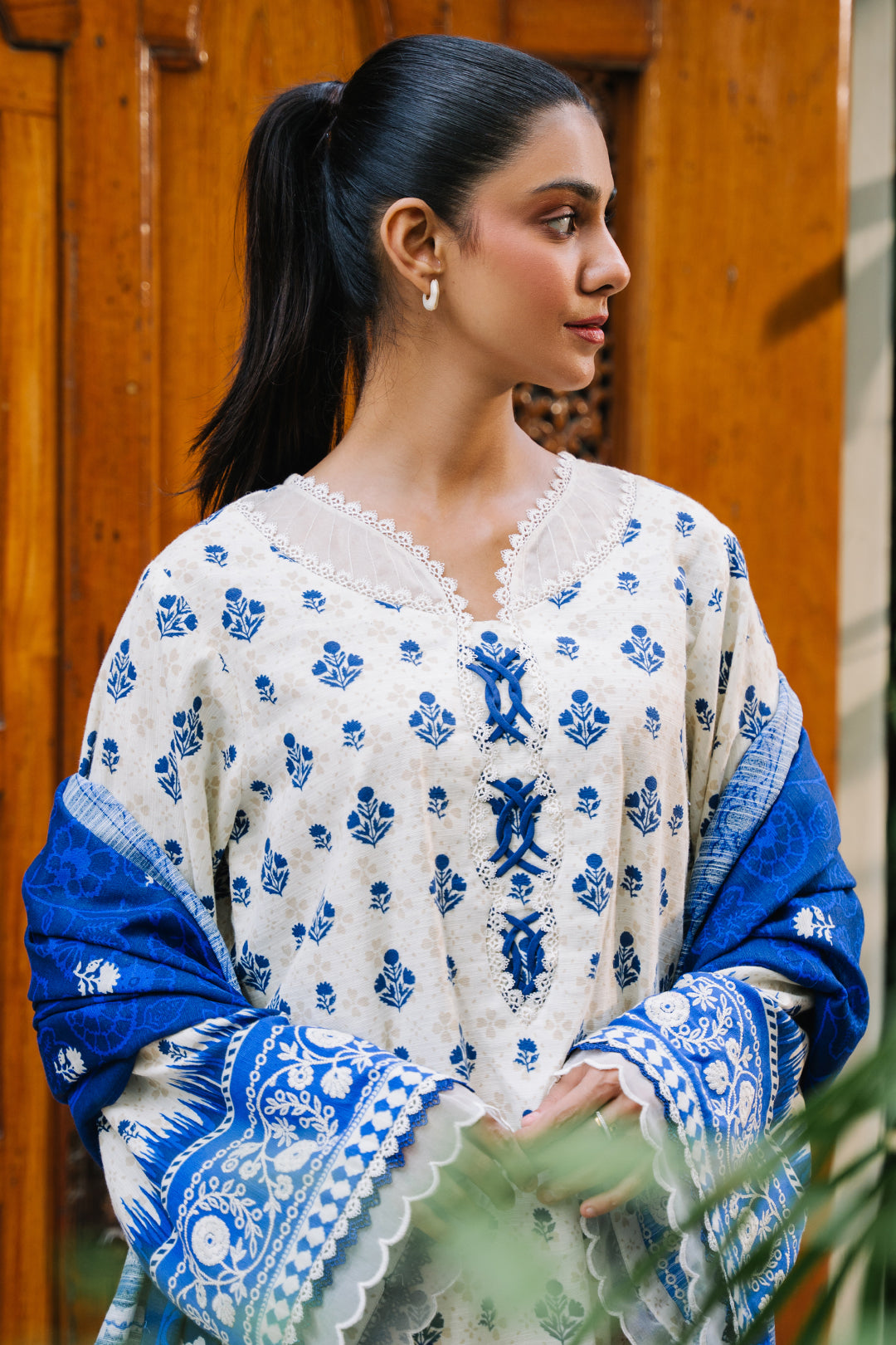 Embroidered Shirt Dupatta - 0265