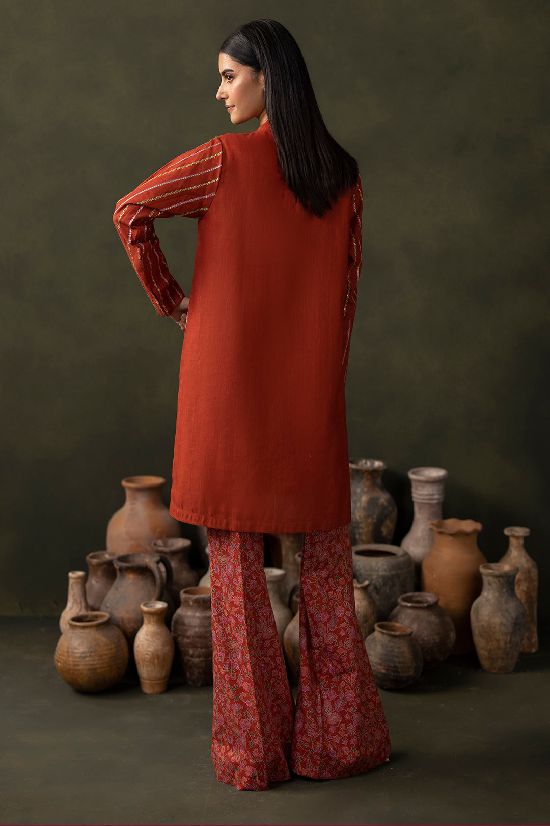 Embroidered Shirt Shalwar - 0267