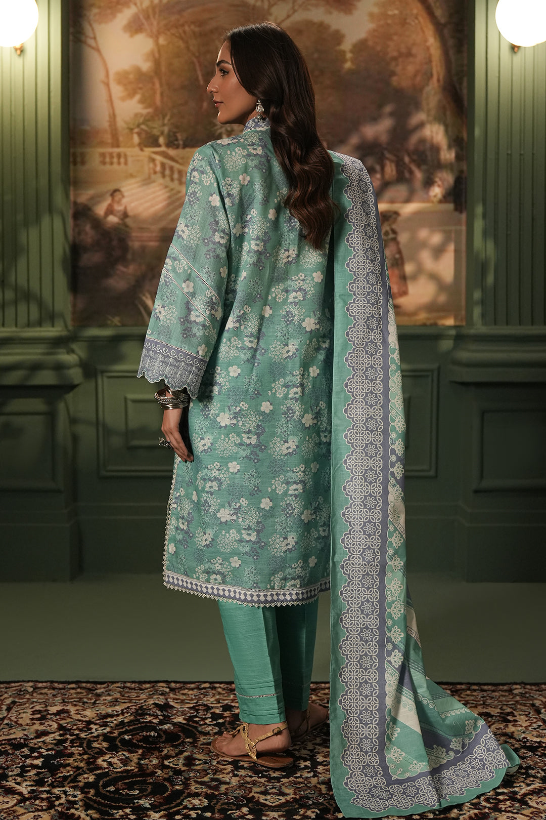 Embroidered Shirt Dupatta - 0351