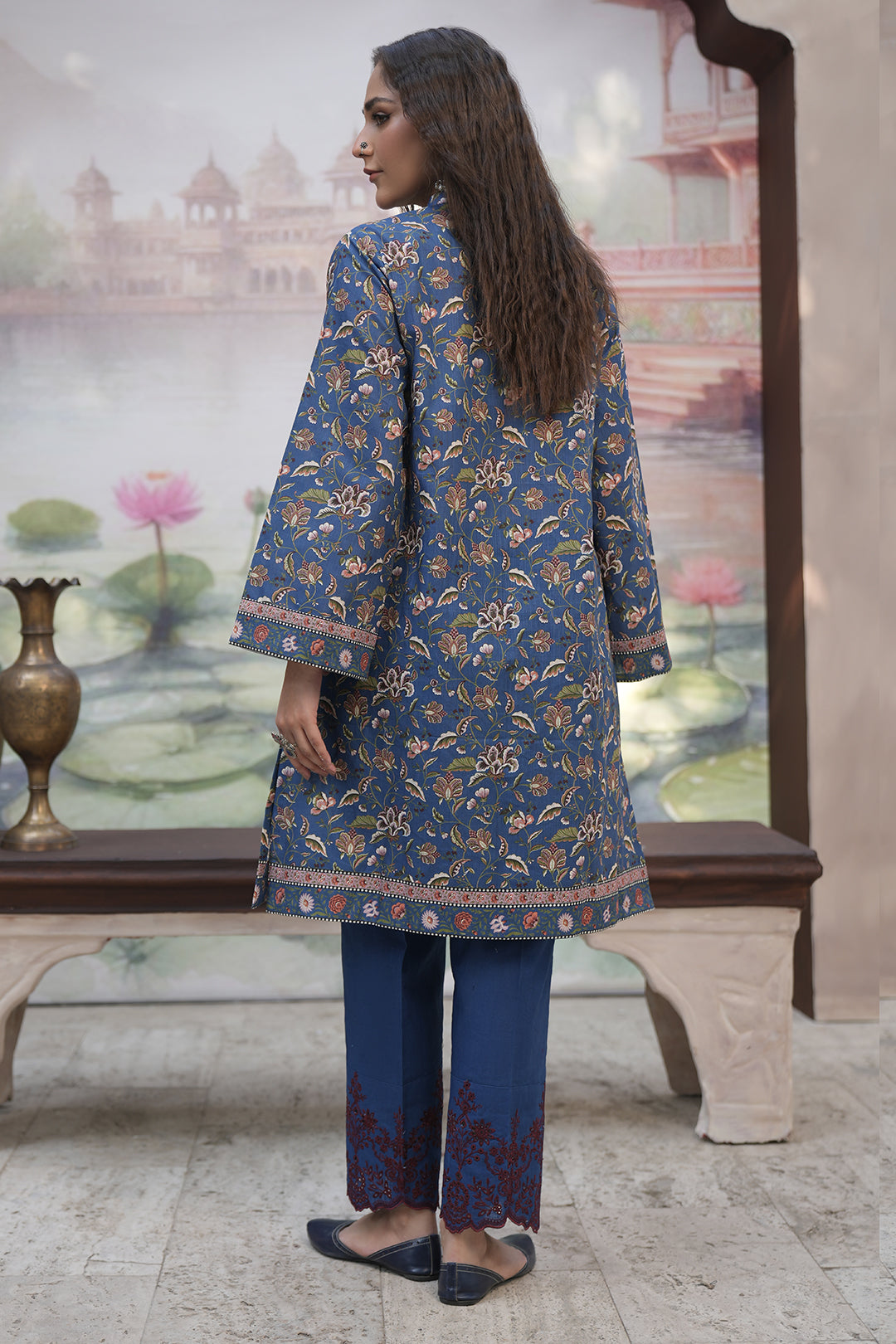 Embroidered Shirt Shalwar - 0353