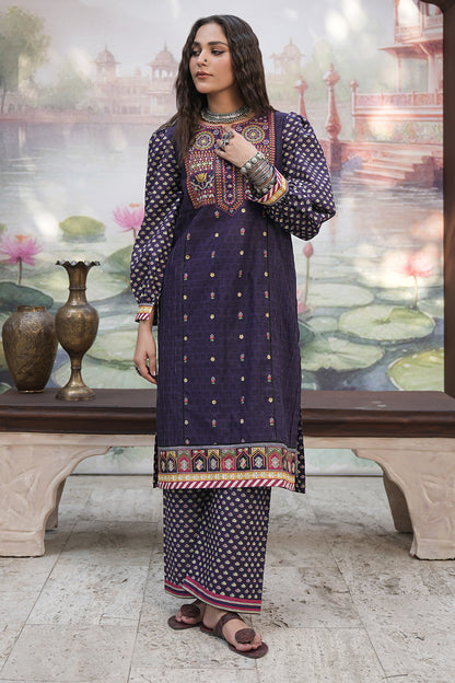 Embroidered Shirt Shalwar - 0354