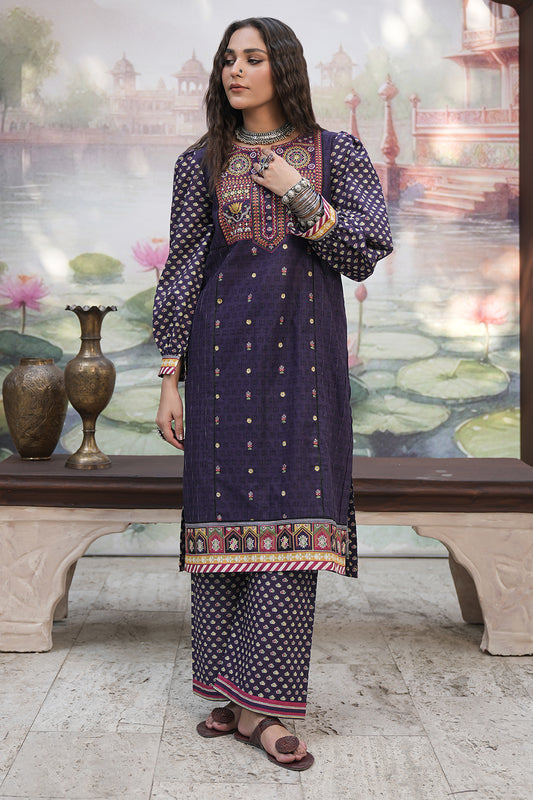 Embroidered Shirt Shalwar - 0354