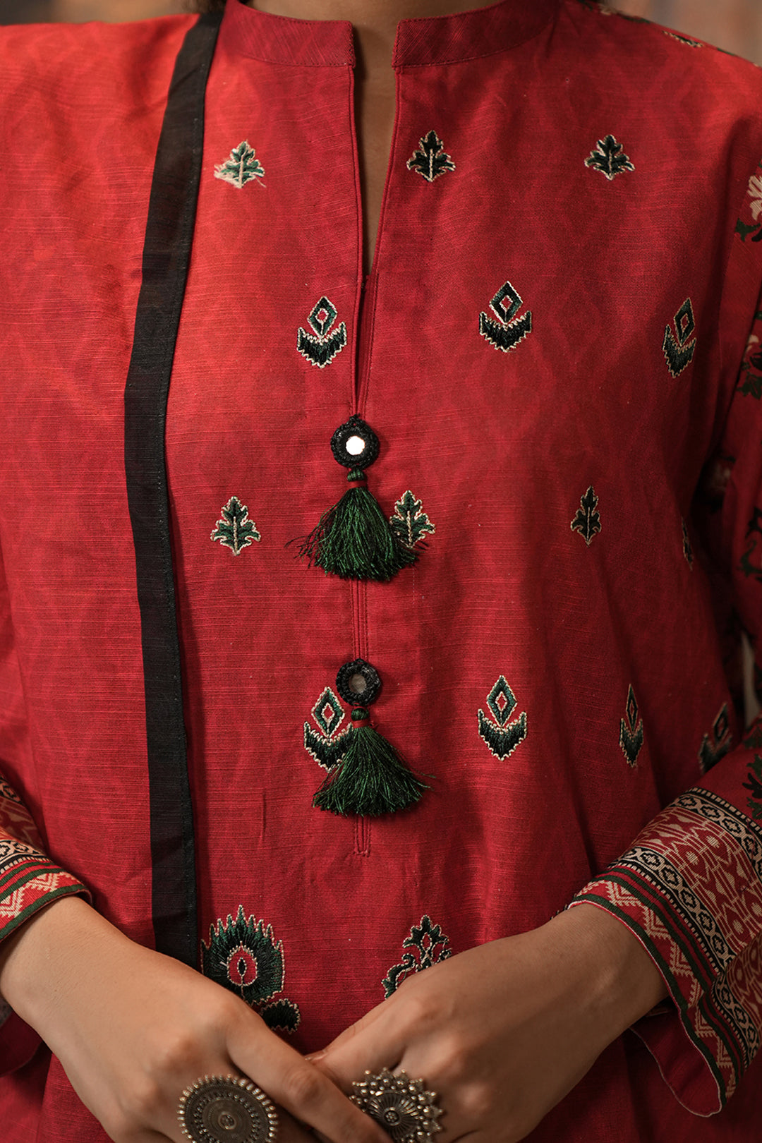 Embroidered Shirt Dupatta - 0435
