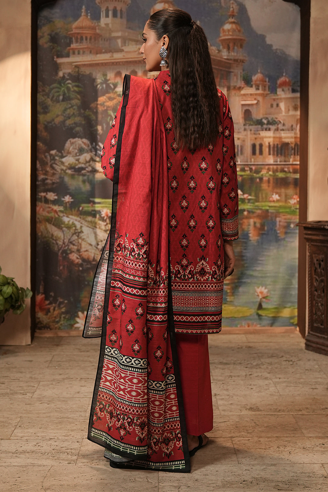 Embroidered Shirt Dupatta - 0435