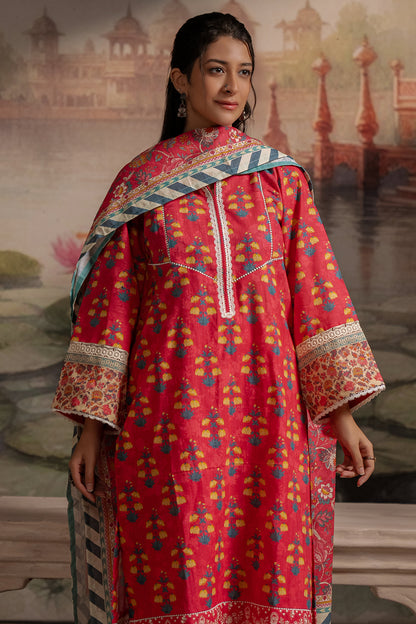 Embroidered Shirt Dupatta - 0437