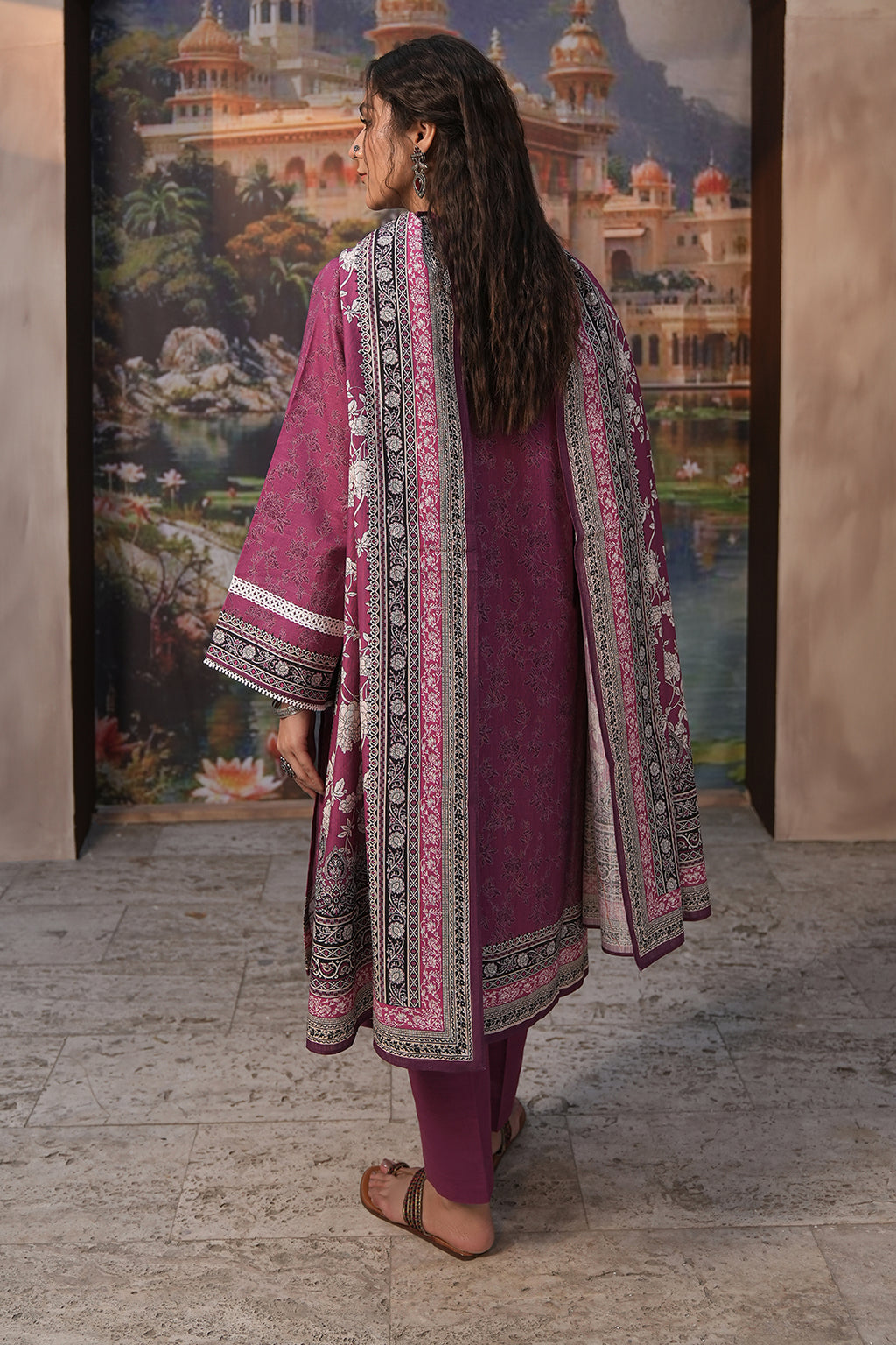 Embroidered Shirt Dupatta - 0438
