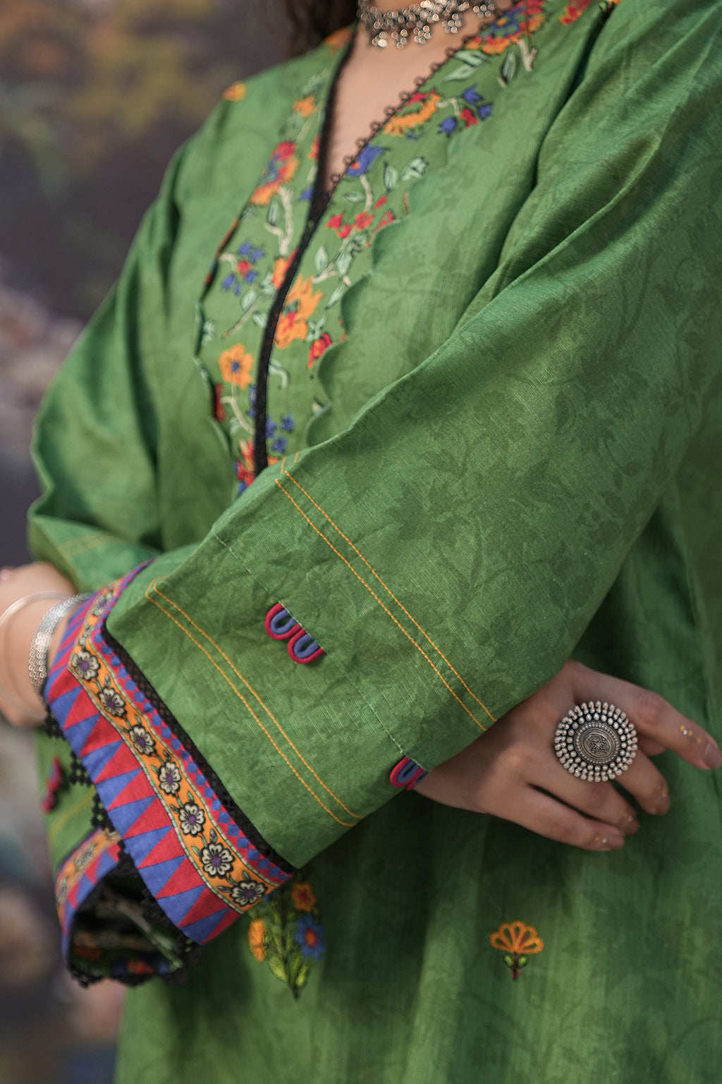 Embroidered Shirt Shalwar - 0440