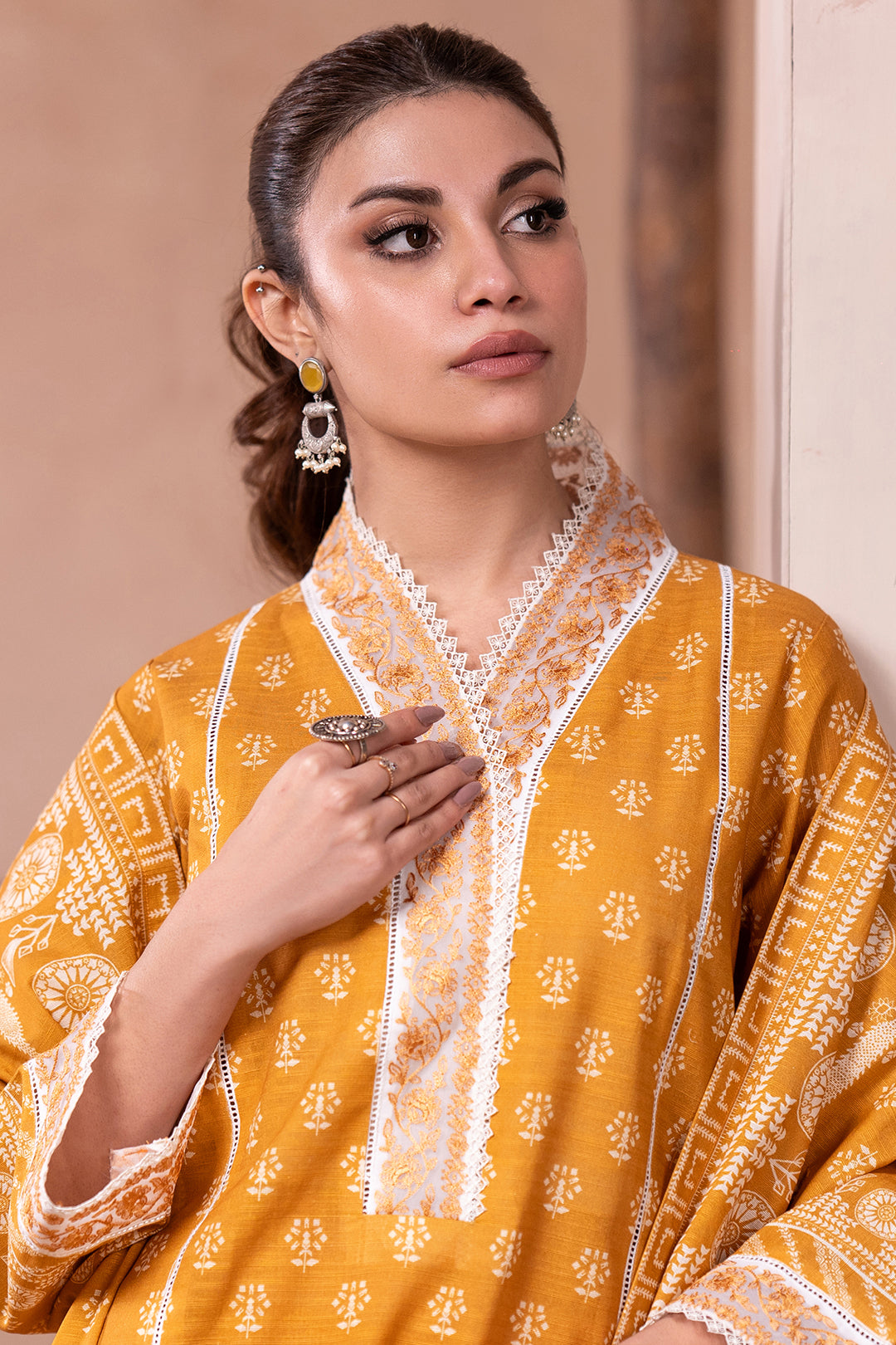 Embroidered Shirt Dupatta - 0506