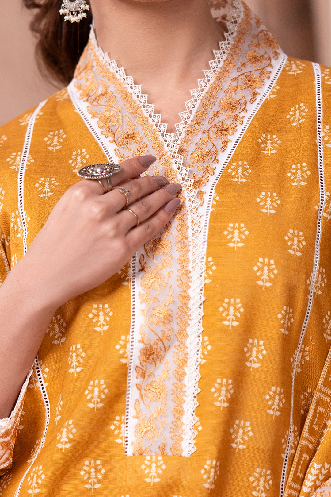 Embroidered Shirt Dupatta - 0506