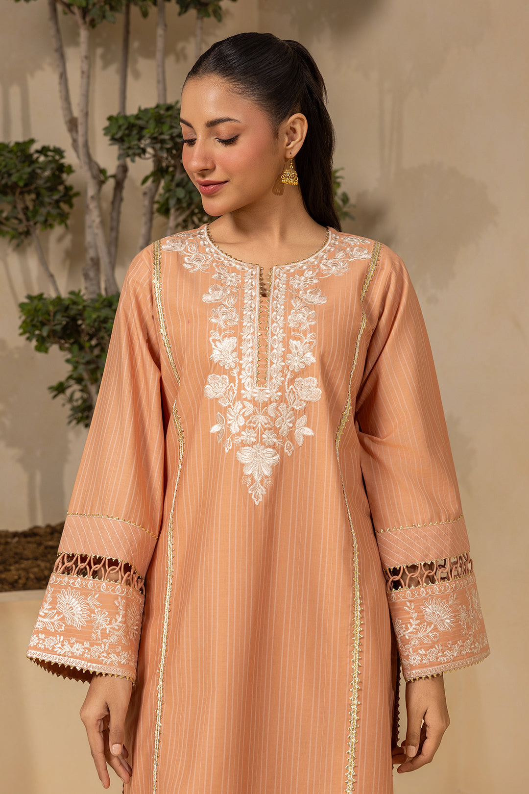 Embroidered Shirt Shalwar - 0539