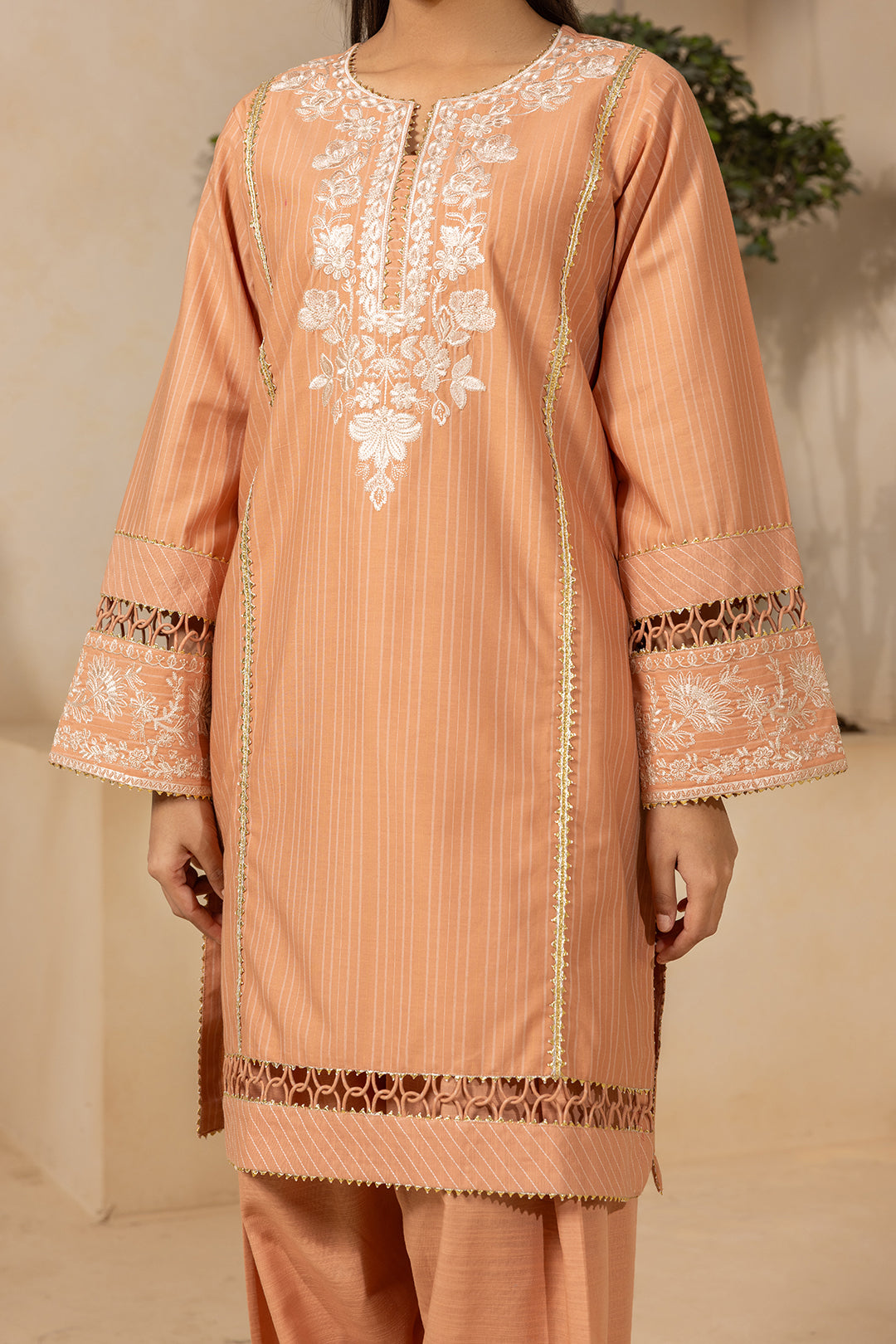 Embroidered Shirt Shalwar - 0539