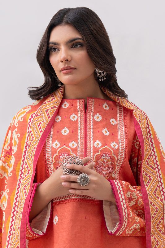 Embroidered Shirt Dupatta - 0560