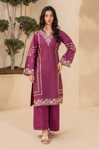 Embroidered Shirt Shalwar - 0593