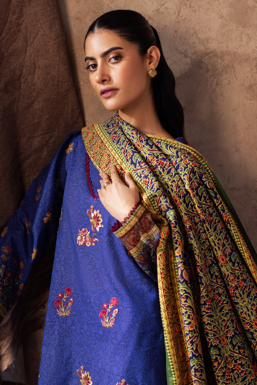 Embroidered Shirt Shalwar Dupatta - 0221