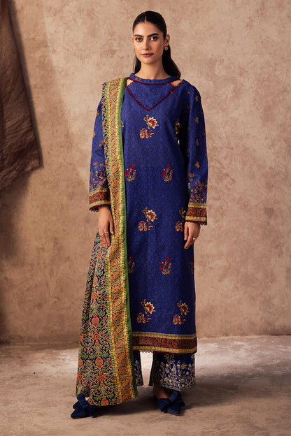 Embroidered Shirt Shalwar Dupatta - 0221