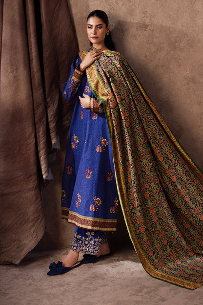 Embroidered Shirt Shalwar Dupatta - 0221