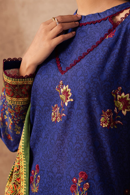 Embroidered Shirt Shalwar Dupatta - 0221