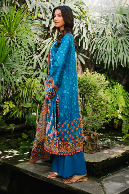 Embroidered Shirt Shalwar Dupatta - 0223