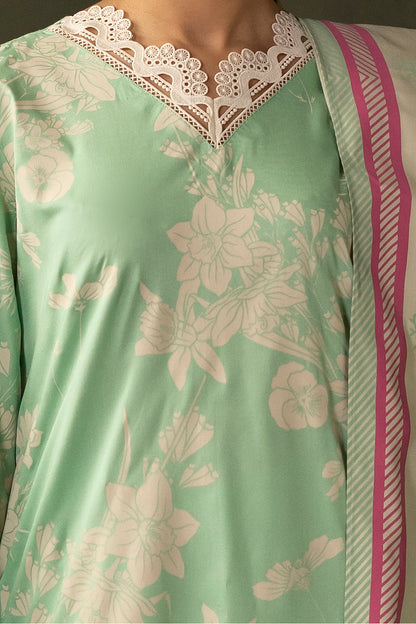 Embroidered Shirt Shalwar Dupatta - 0224