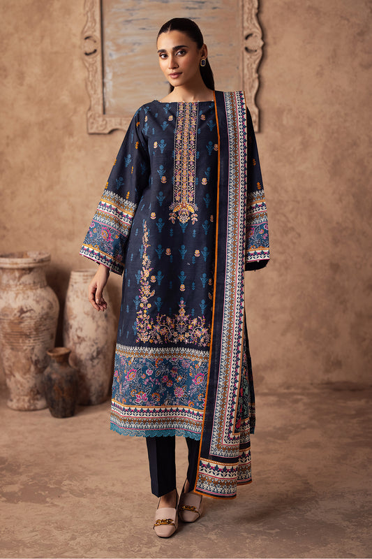 Embroidered Shirt Shalwar Dupatta - 0225
