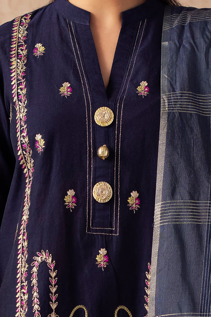 Embroidered Shirt Shalwar Dupatta - 0229