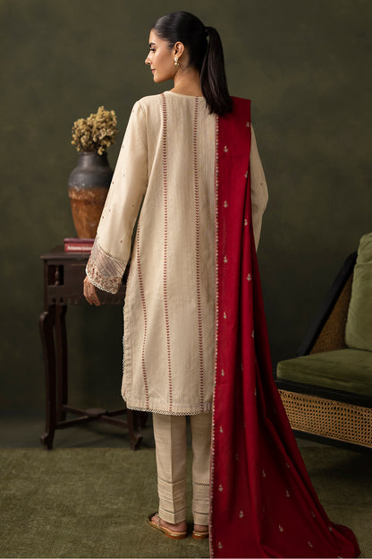 Embroidered Shirt Shalwar Dupatta - 0236