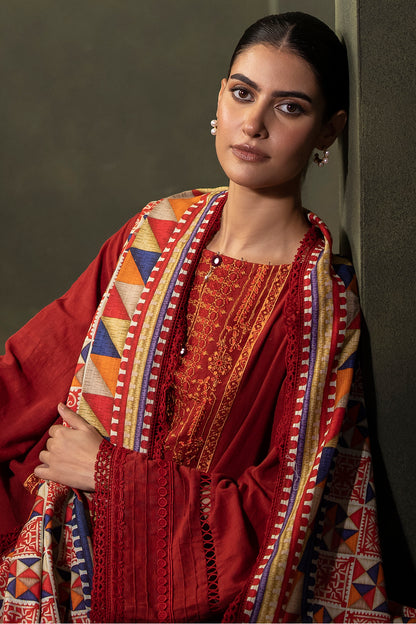 Embroidered Shirt Shalwar Dupatta - 0237