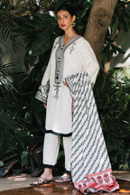Embroidered Shirt Shalwar Dupatta - 0239