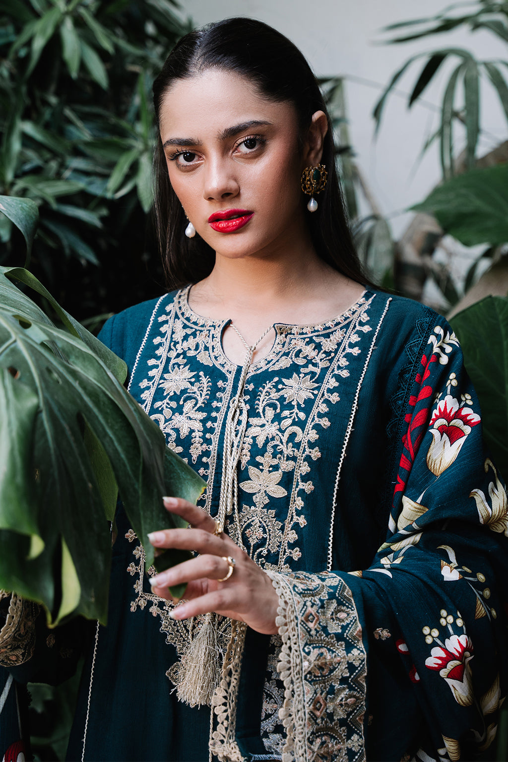 Embroidered Shirt Shalwar Dupatta - 0241
