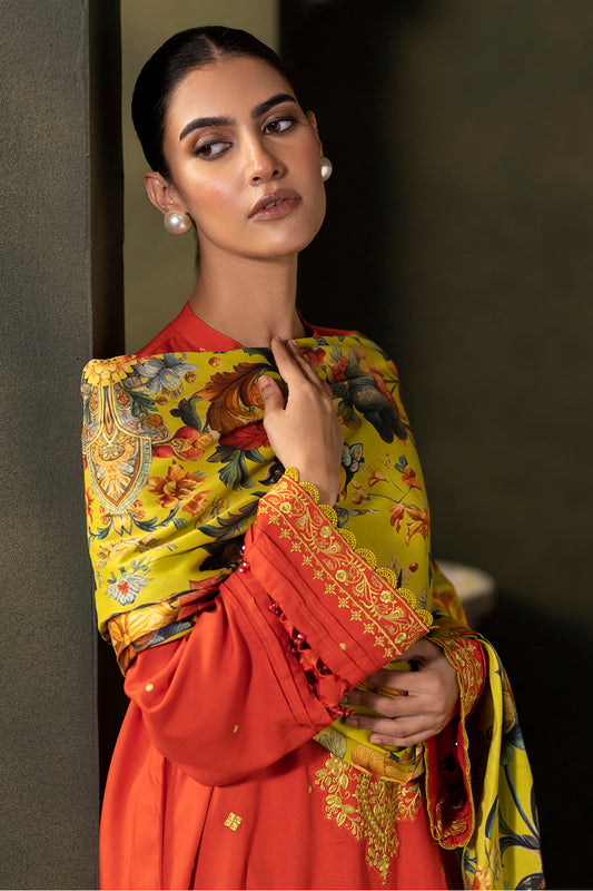 Embroidered Shirt Shalwar Dupatta - 0242