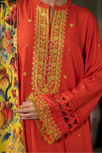 Embroidered Shirt Shalwar Dupatta - 0242