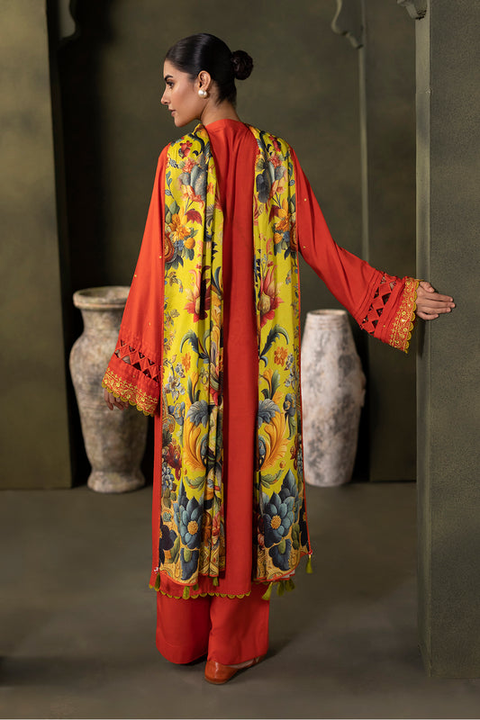 Embroidered Shirt Shalwar Dupatta - 0242