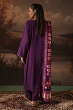 Embroidered Shirt Shalwar Shawl - 0248