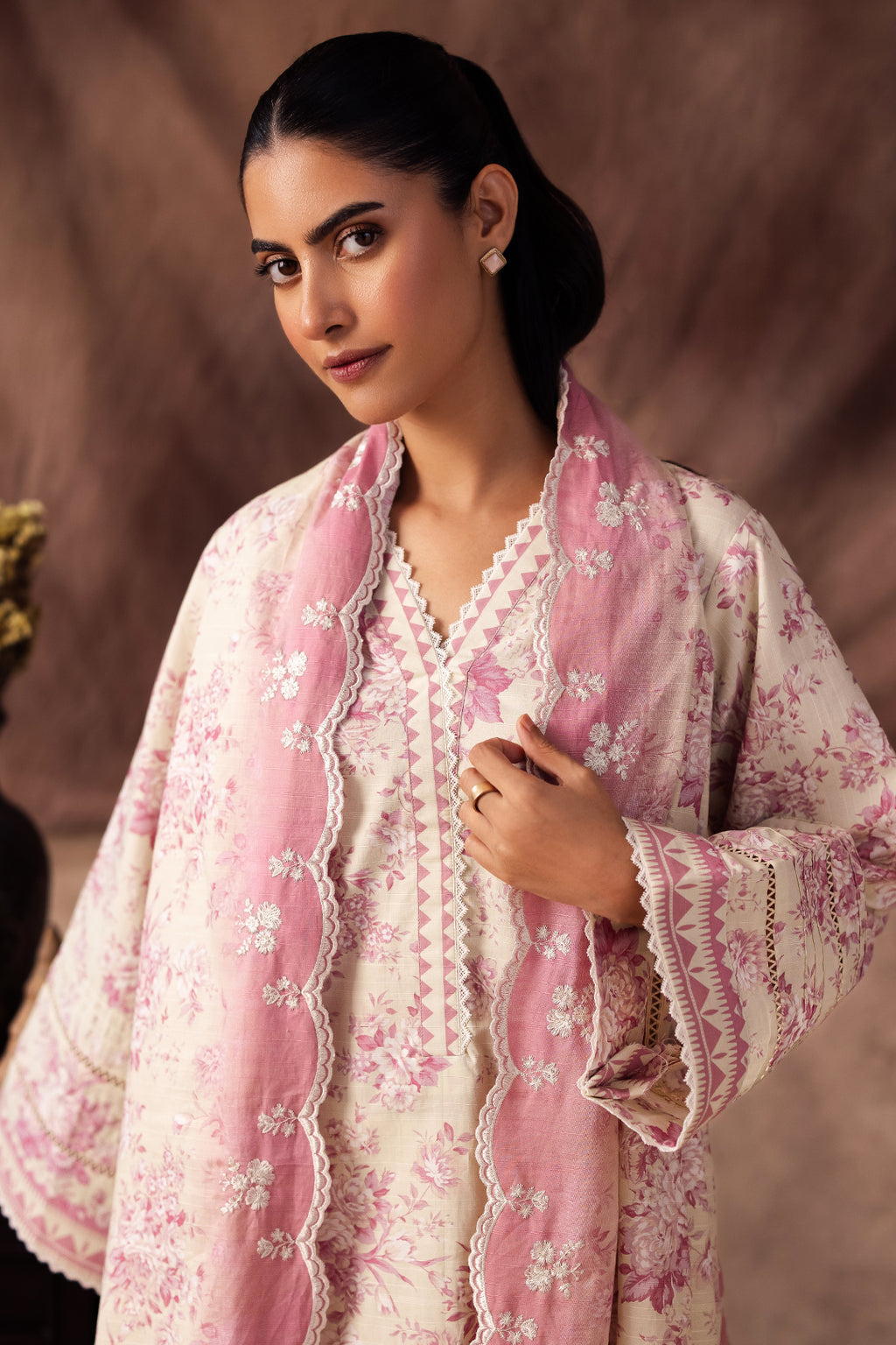 Embroidered Shirt Shalwar Dupatta - 0312