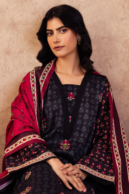 Embroidered Shirt Shalwar Dupatta - 0314