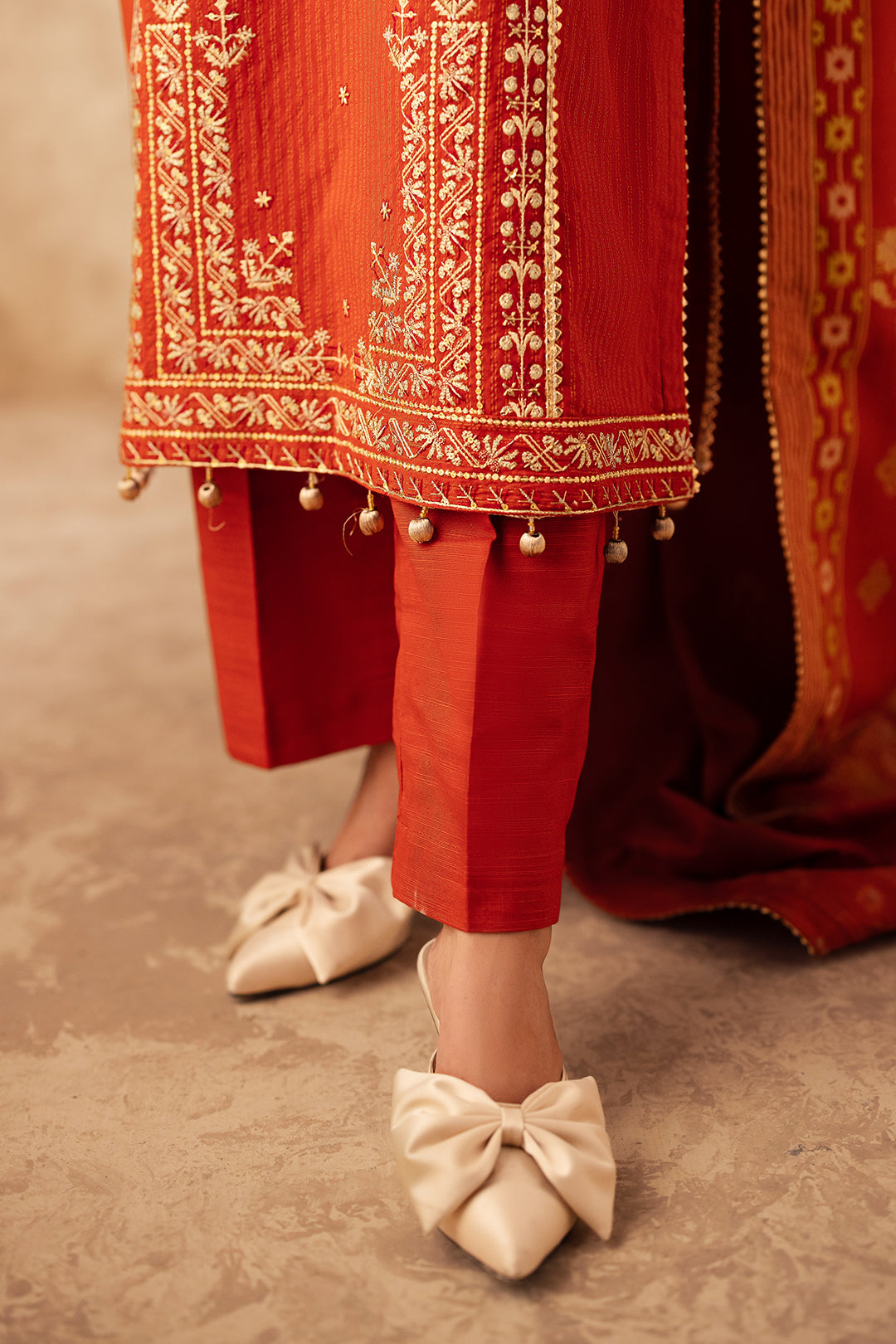 Embroidered Shirt Shalwar Dupatta - 0315