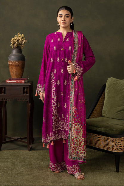 Embroidered Shirt Shalwar Dupatta - 0317