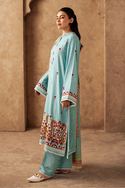 Embroidered Shirt Shalwar Dupatta - 0318