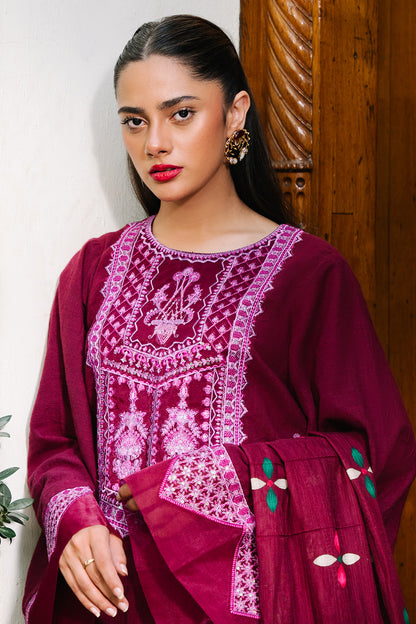 Embroidered Shirt Shalwar Dupatta - 0319