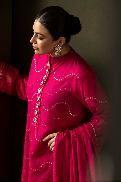 Embroidered Shirt Shalwar Dupatta - 0320