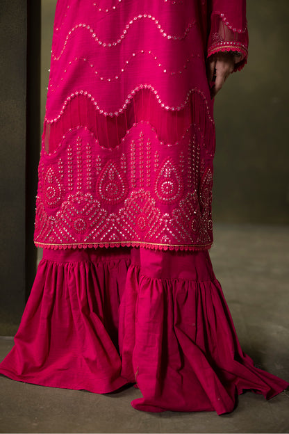 Embroidered Shirt Shalwar Dupatta - 0320