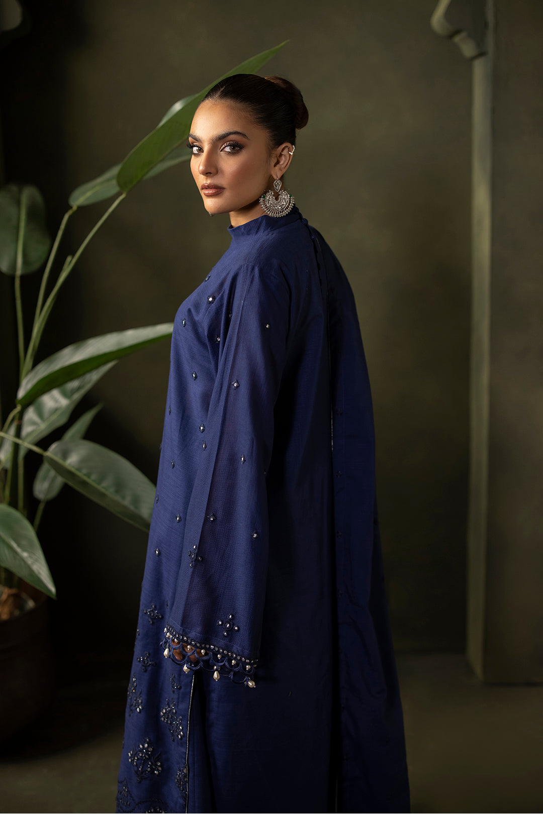 Embroidered Shirt Shalwar Dupatta - 0322