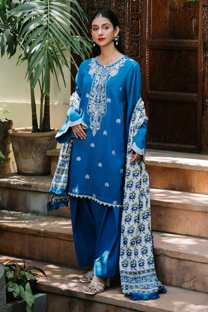 Embroidered Shirt Shalwar Dupatta - 0323