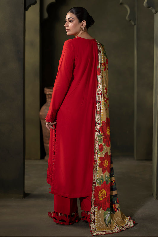 Embroidered Shirt Shalwar Dupatta - 0324