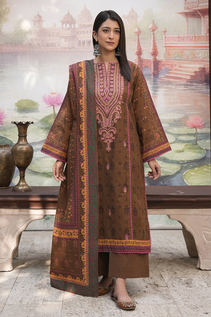 Embroidered Shirt Shalwar Dupatta - 0401