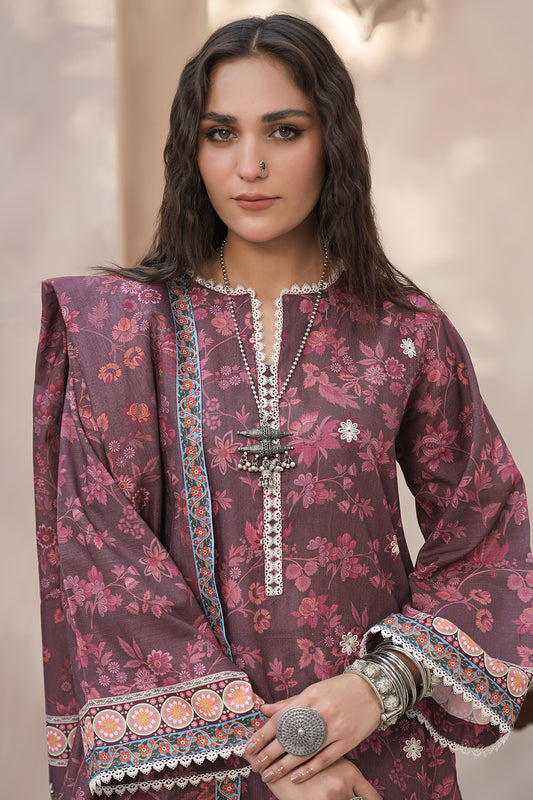 Embroidered Shirt Shalwar Dupatta - 0402