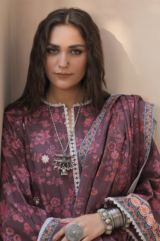 Embroidered Shirt Shalwar Dupatta - 0402